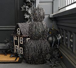 Stackable Glitter Pumpkins - Set of 3