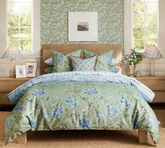 Kravet Meadowlark Reversible Duvet Cover by Pottery Barn