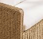 Kostas Wicker Outdoor Porch Bench (54")