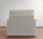 PB Comfort Modern Square Arm Slipcovered Chair