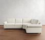 PB Comfort Roll Arm 3-Piece Wedge Sectional (117")