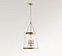 Elizabeth Glass Tapered Pendant (18")