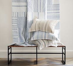 Hawthorn Handcrafted Patchwork Cotton Quilted Sham