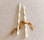 Pattern Taper Candles - Set of 2