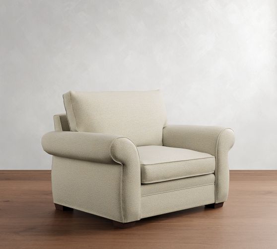 Pearce Roll Arm Chair and a Half by Pottery Barn