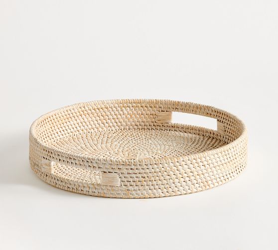 Tava Handwoven Rattan Serving Tray
