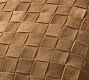 Basketweave Suede Pillow Cover