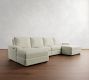 Big Sur Square Arm Power Reclining Double Chaise Sectional (146"170")