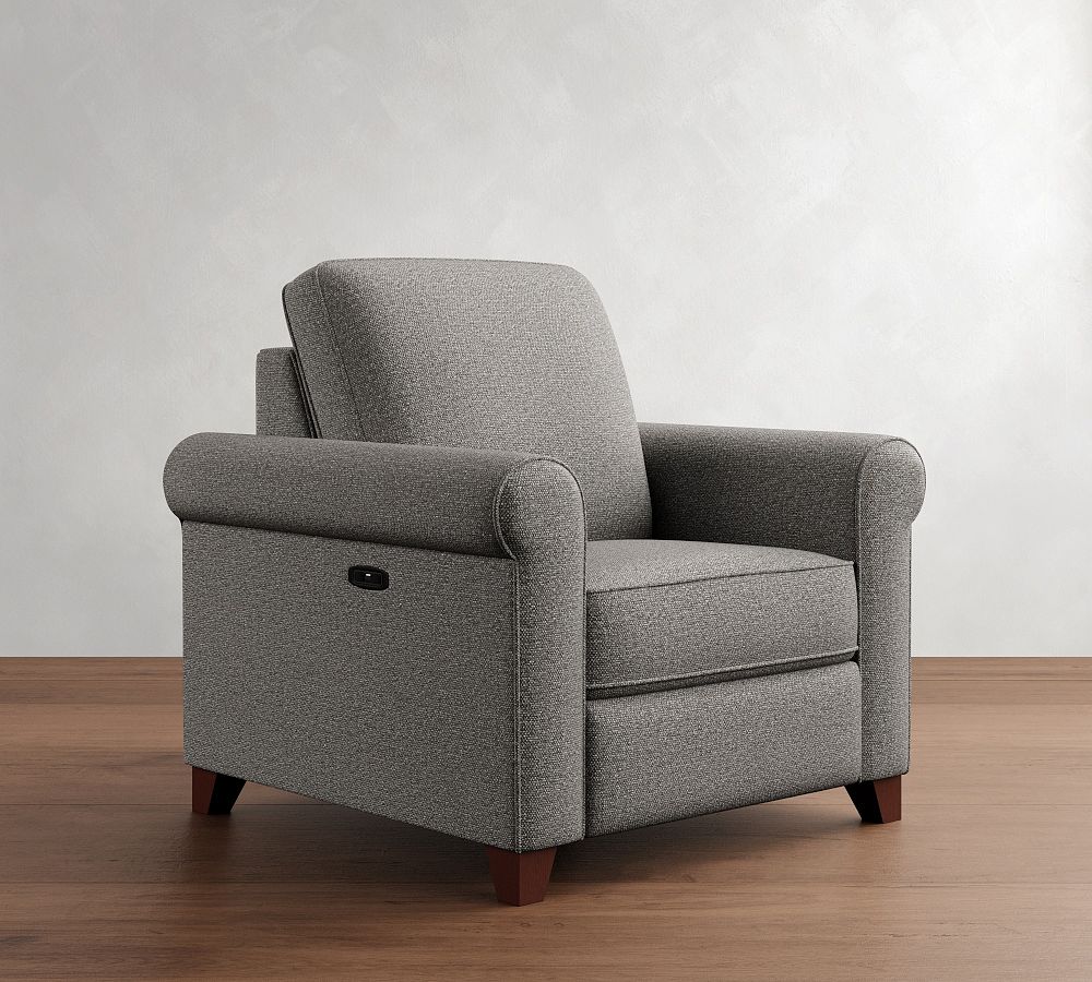 Cameron Roll Arm Power Recliner by Pottery Barn