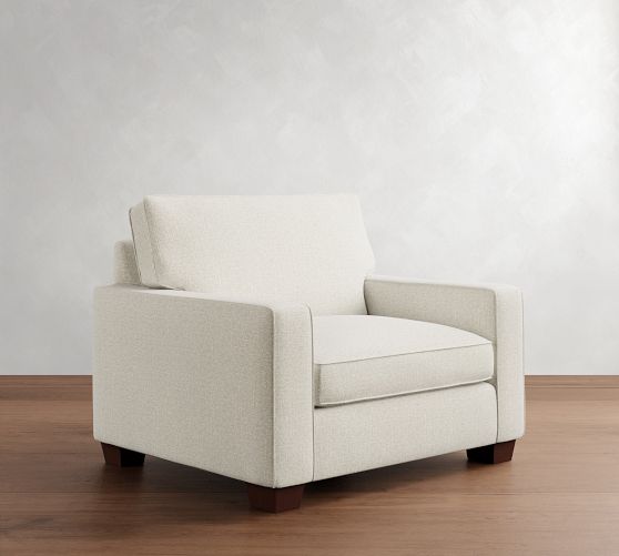 PB Comfort Square Arm Chair and a Half by Pottery Barn