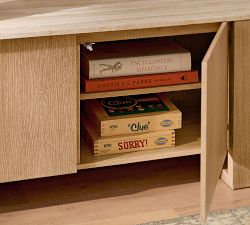 Travertine Media Console (70")
