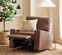 Turner Square Arm Leather Power Swivel Glider Recliner