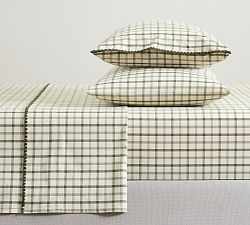 Windowpane Yarn-Dyed Sheet Set