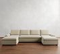 Big Sur Roll Arm Double Chaise Sectional (145"&ndash;198")