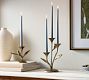 Botanical Forged Iron Candle Holder