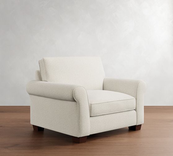 PB Comfort Roll Arm Chair and a Half by Pottery Barn