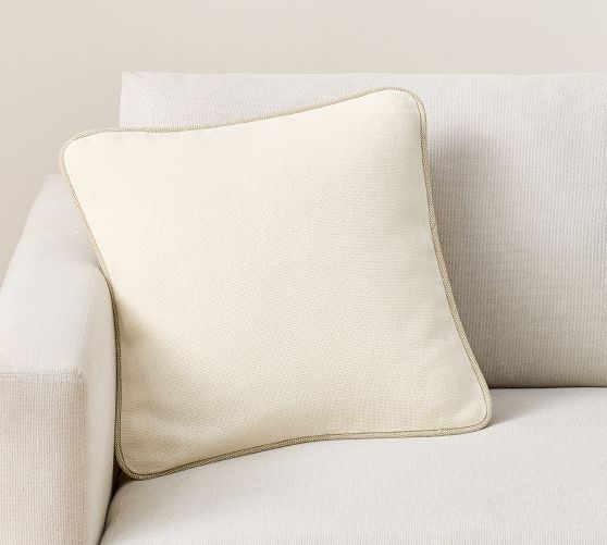 Everyday Linen Piped Pillow Cover