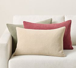 Sunwashed Chenille Lumbar Pillow Cover