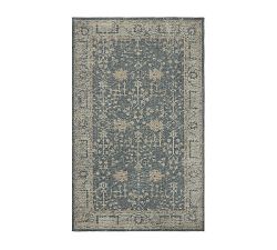 Open Box: Reeva Handwoven Rug, 2.5' x 12' - Steel Blue