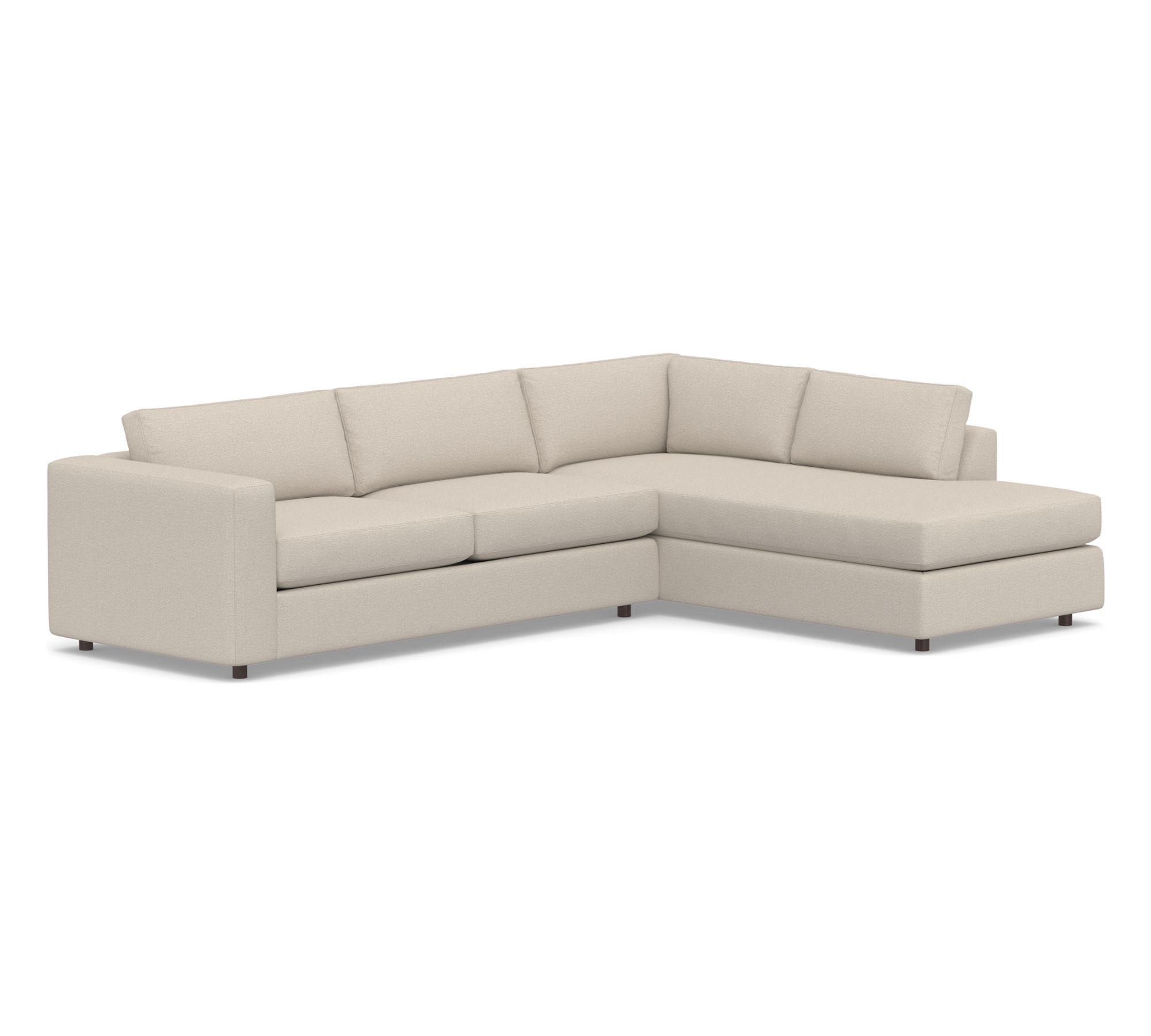 Carmel Wide Arm Return Bumper Sectional (113"&ndash;125") - thumbnail 4