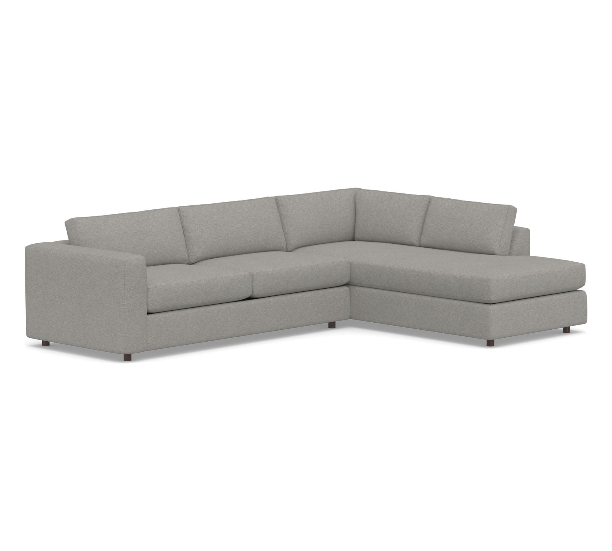 Carmel Wide Arm Return Bumper Sectional (113"&ndash;125")