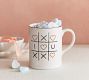XOXO Tic-Tac-Toe Stoneware Mugs - Set of 4
