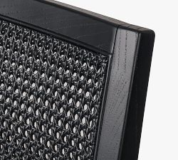 Lisbon Cane Leather Bar Stool