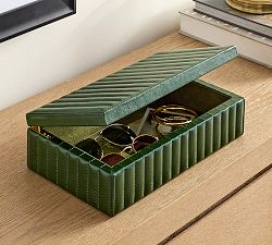 Finley Leather Jewelry Box