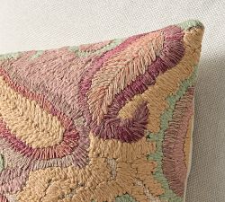 Lyra Embroidered Pillow Cover
