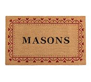 Personalized Hearts Doormat thumbnail 2