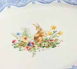Botanical Stoneware Serving Platter