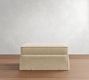Buchanan Roll Arm Slipcovered Ottoman and a Half