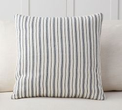 Modern Stripe Blue Pillow Set