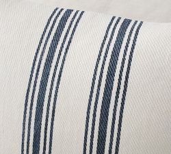 Modern Stripe Blue Pillow Set