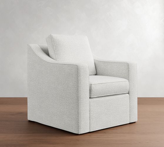 Cameron Slope Arm Slipcovered Chair