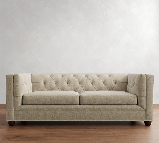 Chesterfield Square Arm Sleeper Sofa (84") by Pottery Barn