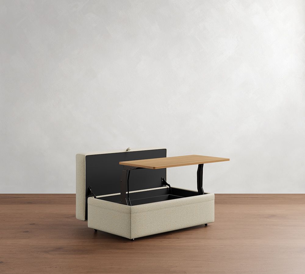 Pearce Storage Ottoman with Pull Out Table by Pottery Barn