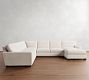 Turner Square Arm L-Shaped Chaise Sectional (140")