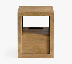 Open Box: Cayman Charging Nightstand (16") - Heirloom Wheat