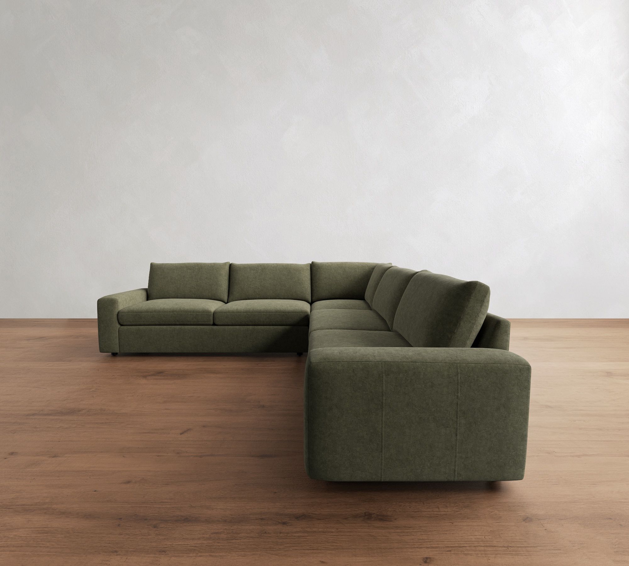 Sierra Leather 3-Piece L-Shaped Sectional (127") - thumbnail 10