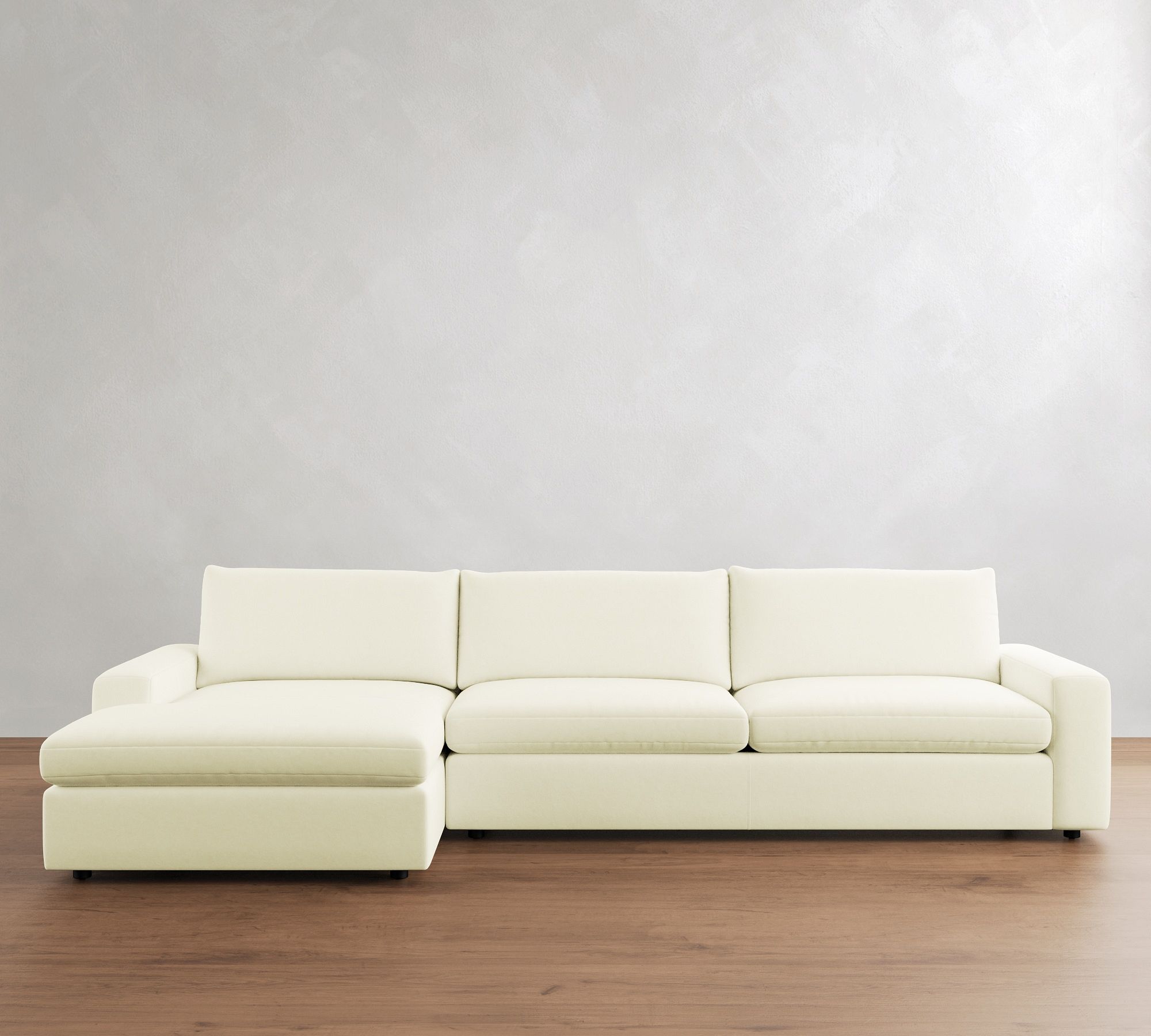 Sierra Leather Chaise Sectional (139"&ndash;154") - thumbnail 8