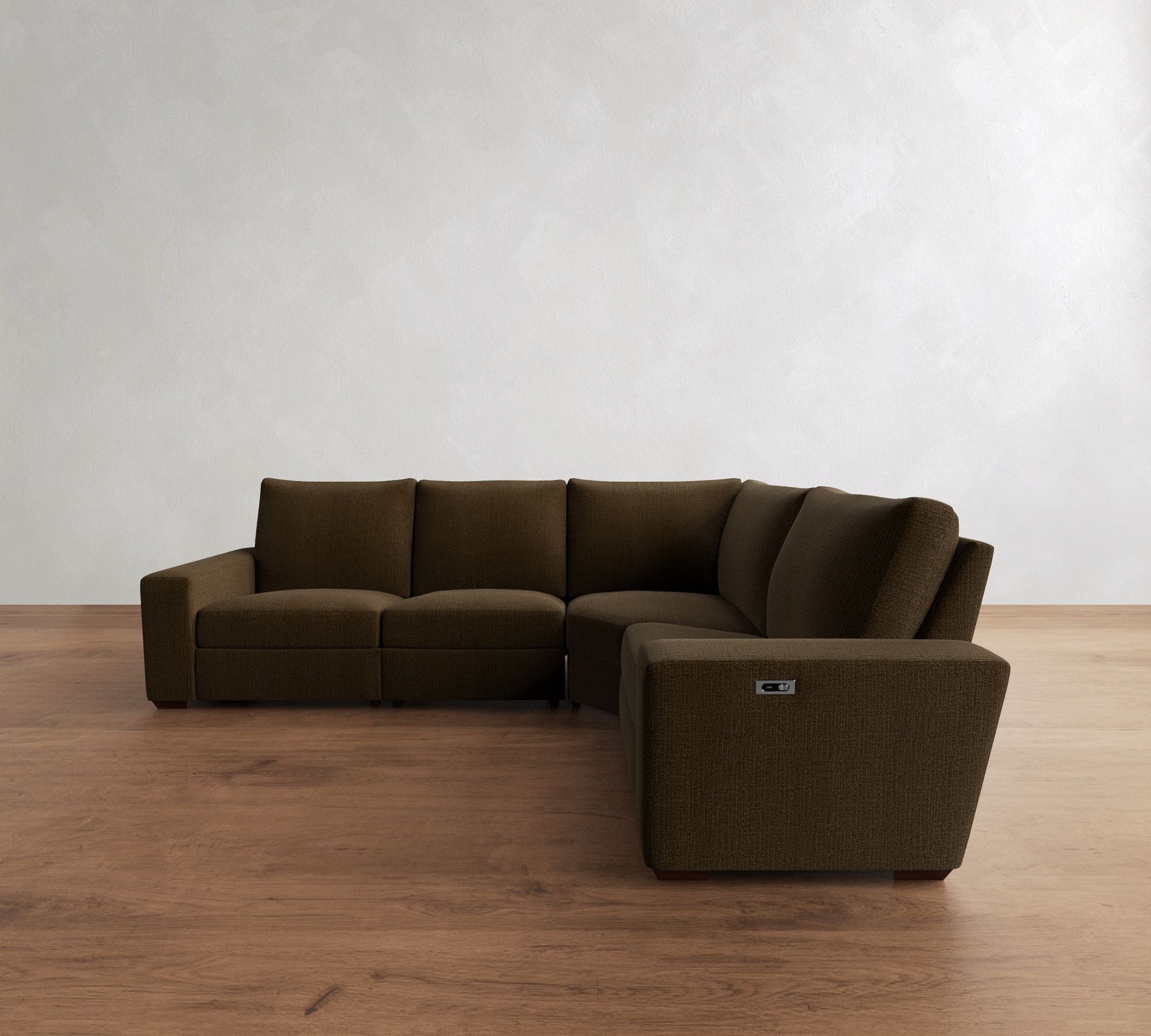 Big Sur Square Arm Reversible Power Reclining Sectional (121") - thumbnail 6