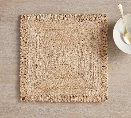 Abaca Handcrafted Square Placemats - Set of 4