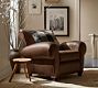 Manhattan Roll Arm Leather Chair