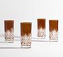 Antique Cut Glass Highball Glasses - Set of 4