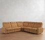 Parker Leather Power Reclining L-Shaped Sectional (114")