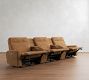 Parker Leather Power Reclining Storage Sofa (91"&ndash;137")