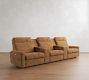 Parker Leather Power Reclining Storage Sofa (91"&ndash;137")
