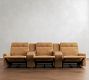 Parker Leather Power Reclining Storage Sofa (91"&ndash;137")