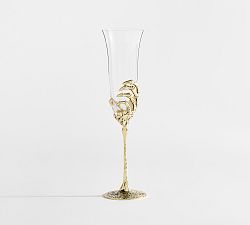 Skeleton Champagne Glasses - Set of 4